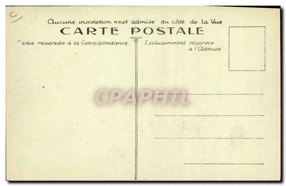 Pittoreske Alpen — Schneeschubsen in den Forts — Louis Bonnet, Verleger - Gap - Rückseite