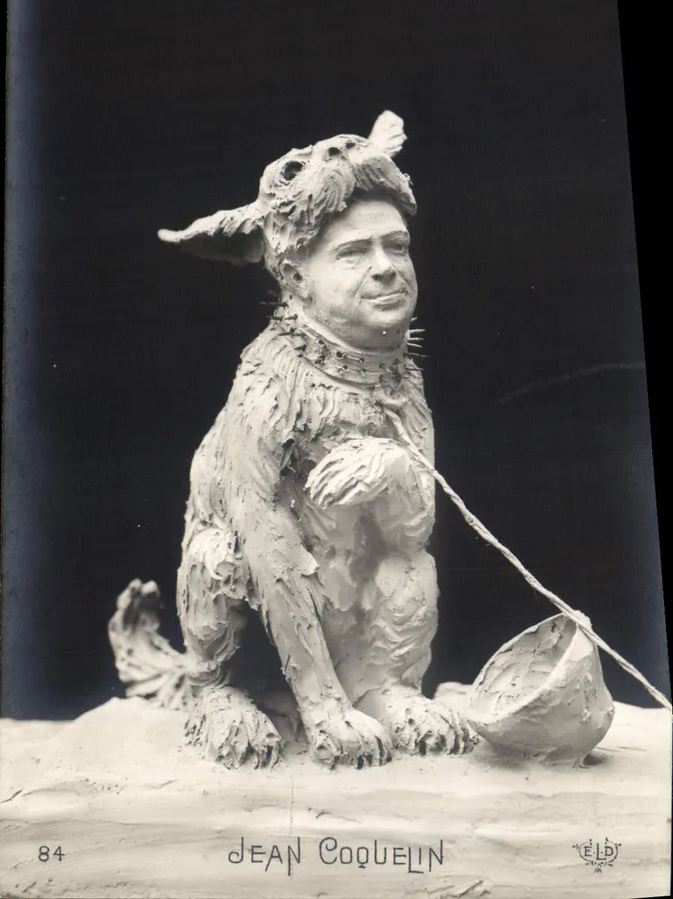 Escultura de Jean Coquelin em traje de cão — Editora ELD, n° 84 - Frente