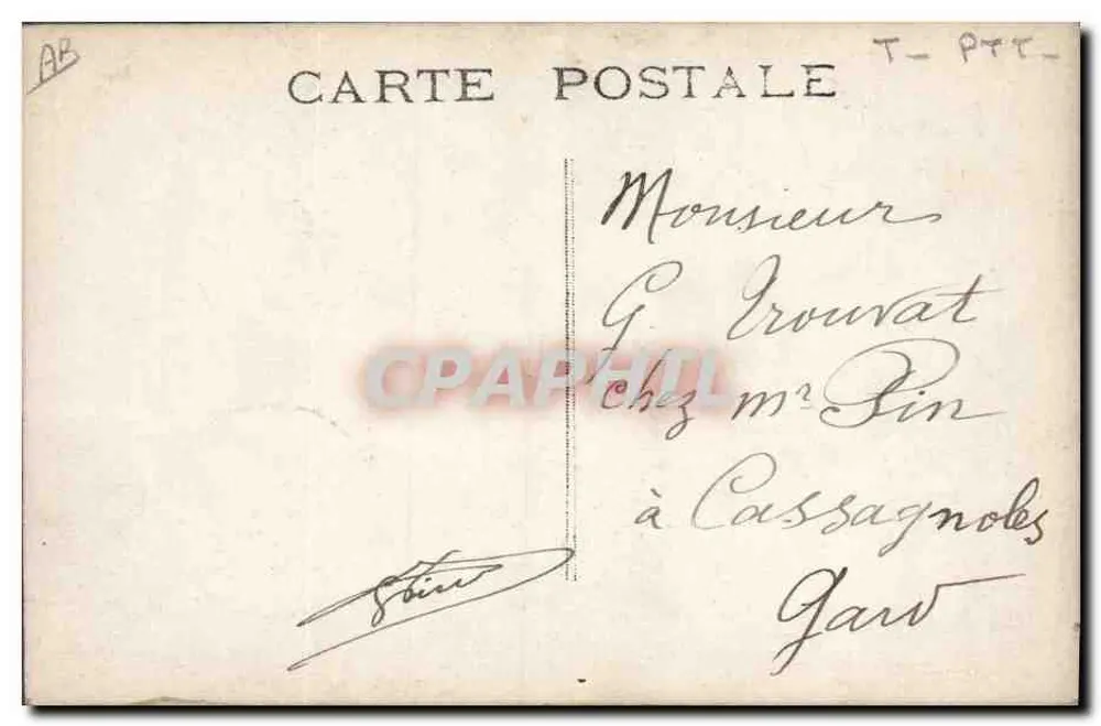 O Coro das P.T.T. — Bendigamos para sempre Clémenceau e seus benefícios — Waléry, Paris - Verso