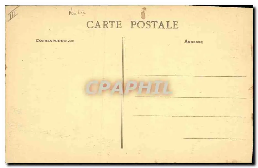 Les Sables-d'Olonne — As lindas Sablaises — Edição Marsault n°119 - Verso