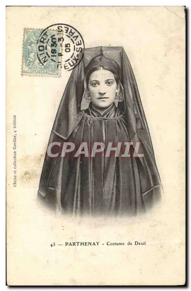 Parthenay — Traje de Luto — editor Gliéle, 4a edição - Frente