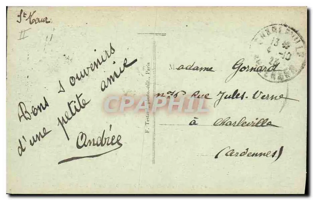 St-MAUR-les-FOSSÉS — Das Boules-Spiel — E.M. n°6499 - Rückseite
