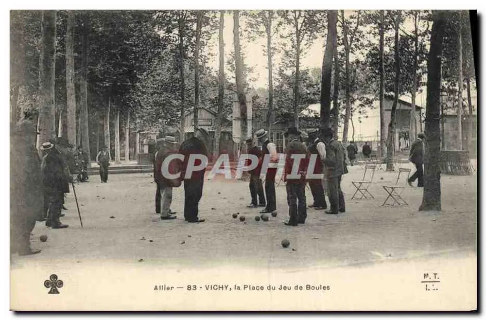 Vichy — Place du Jeu de Boules — M.T. n°32 - Vorderseite