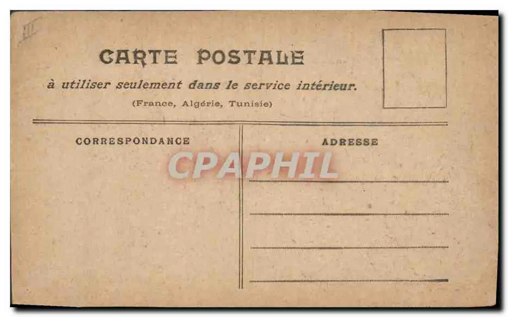Flirt-Szene — Humoristische Illustration — Verlag 'MIS Cartes Postales' und Unterschrift 'moriss' - Rückseite