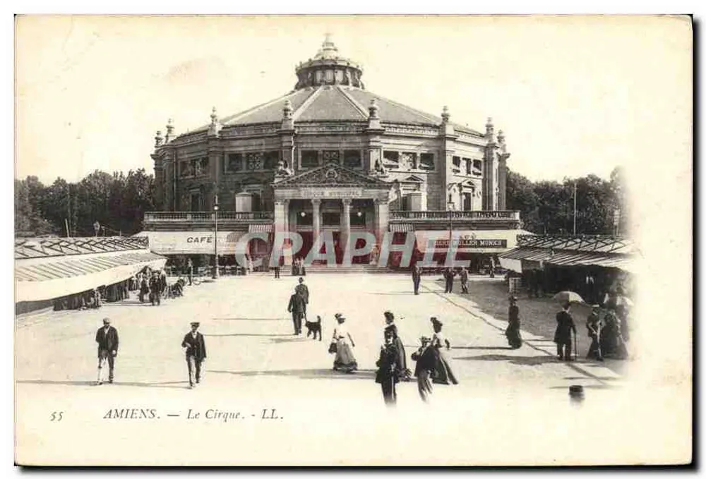 Amiens — Widok na Cirque — LL. — Craphele - Awers
