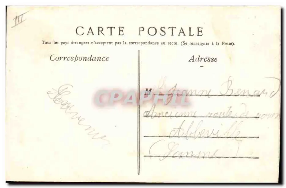 Amiens — Cirque Municipal — wydawca M. Pelerin Munich, n°61 - Rewers