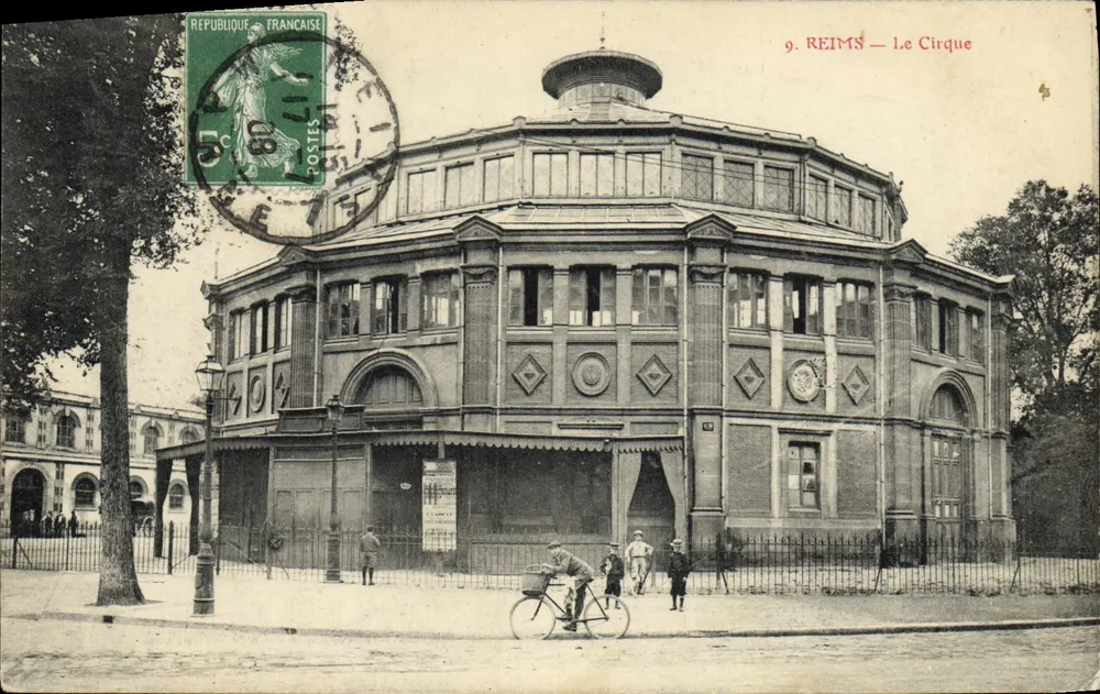 Reims — Cirque — Wydawca nieznany, numer serii 9 - Awers