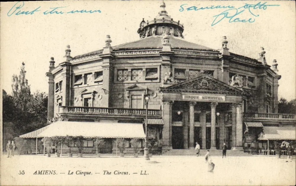 Amiens — O Circo — Circo Municipal — LL. — Samian Otto Place - Frente