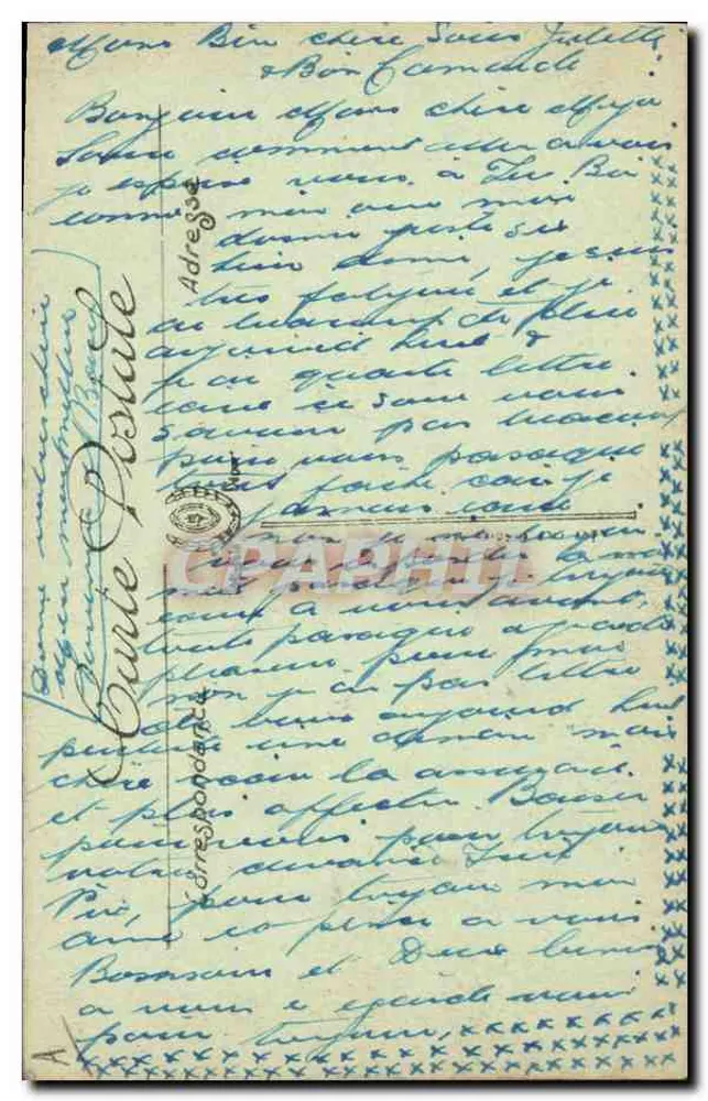 Amiens — O Circo — Circo Municipal — LL. — Samian Otto Place - Verso