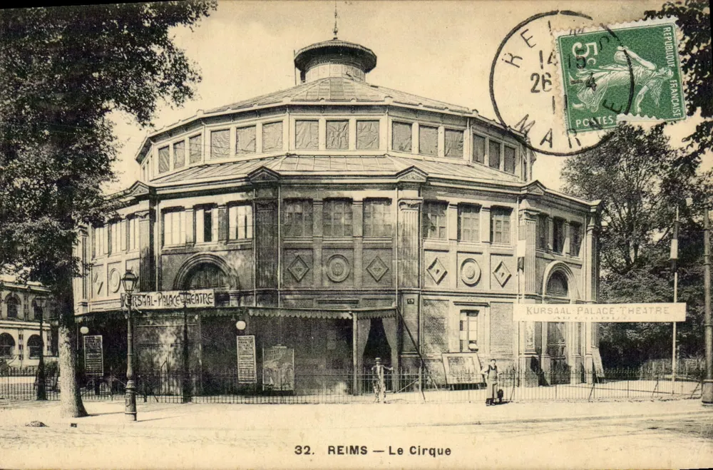 Reims — Le Cirque — Kursaal Palace Theatre - Awers