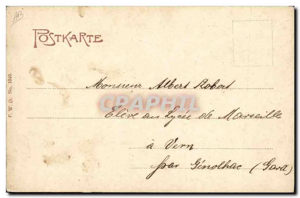 Desfile de artistas indianos — Internationale Exposição de Jardinage Düsseldorf 1904 — editor Franz Pütz - Verso