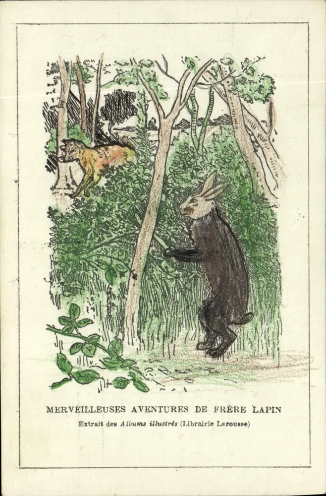 Bruder Kaninchen — Abenteuer im Wald — Librairie Larousse - Vorderseite