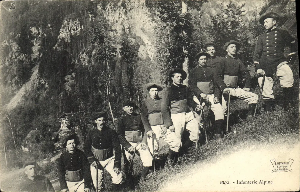 Alpine Infanterie — 1892 — E. Reynaud, Verlag, Chambéry - Vorderseite