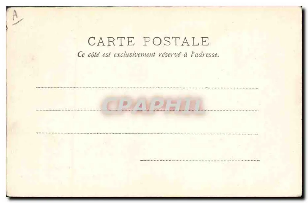 Caserne des chasseurs : A la barre fixe — P. L. Maillan, Verlag, Cannes - Rückseite