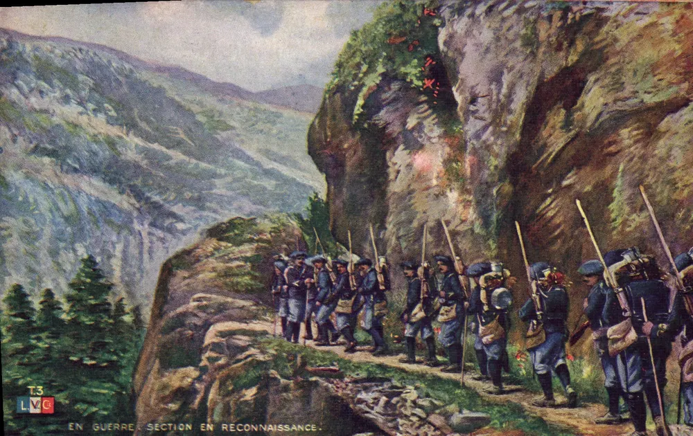 Section en reconnaissance — En guerre — LVC - Vorderseite