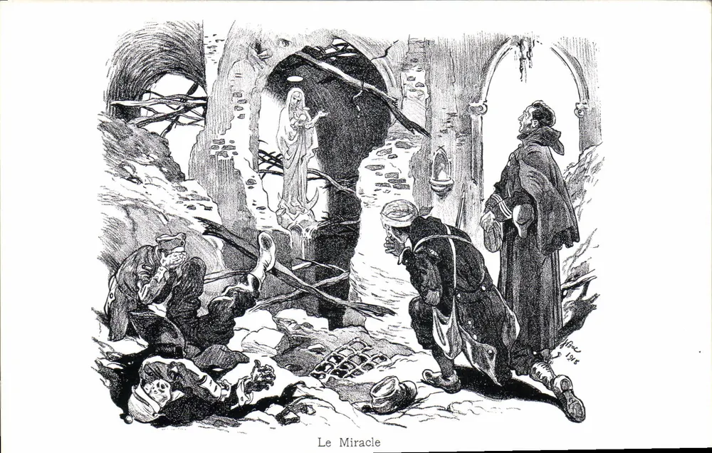 O Milagre — cena de guerra — Robaudy, Cannes - Frente