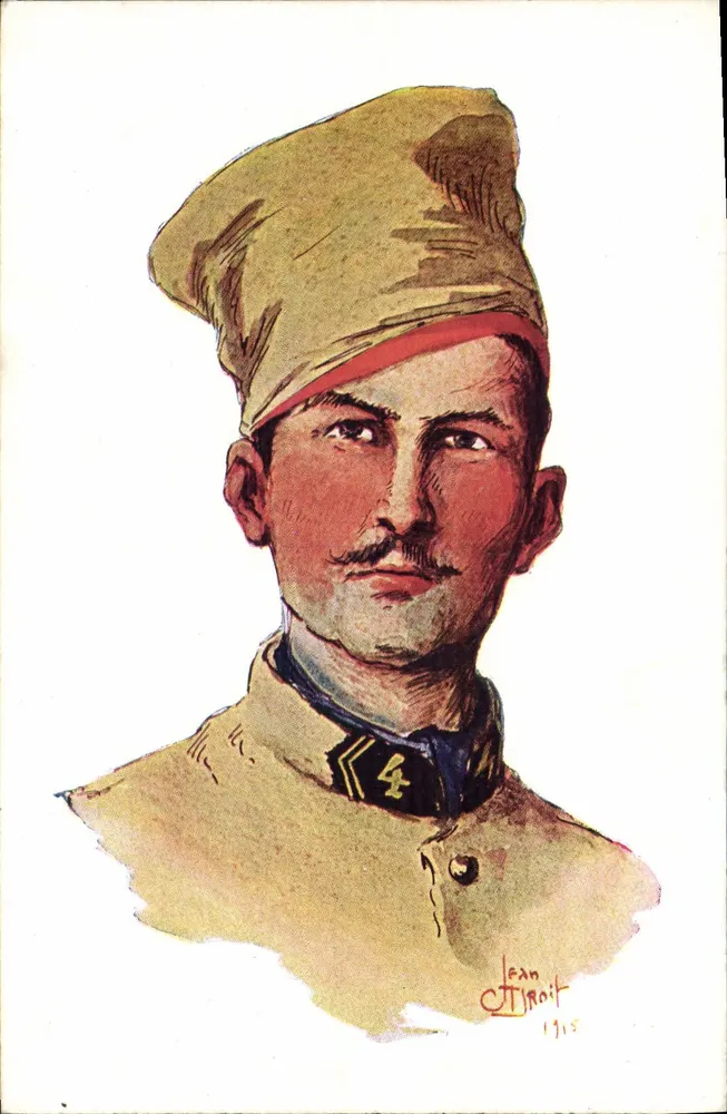 Soldado em uniforme — 1915 — Jean D'iroit - Frente