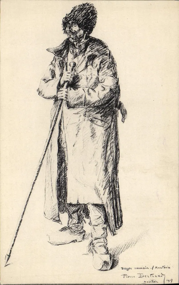 Berger roumain / Muntenia — Pierre Bertrand — 1917 - Recto