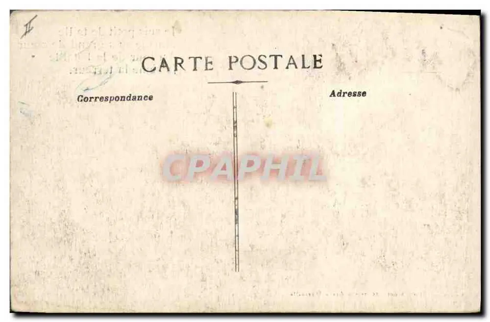Canon de campagne — soldats en action — Éd. Coût, 45 rue d'Aix, Marseille - Verso
