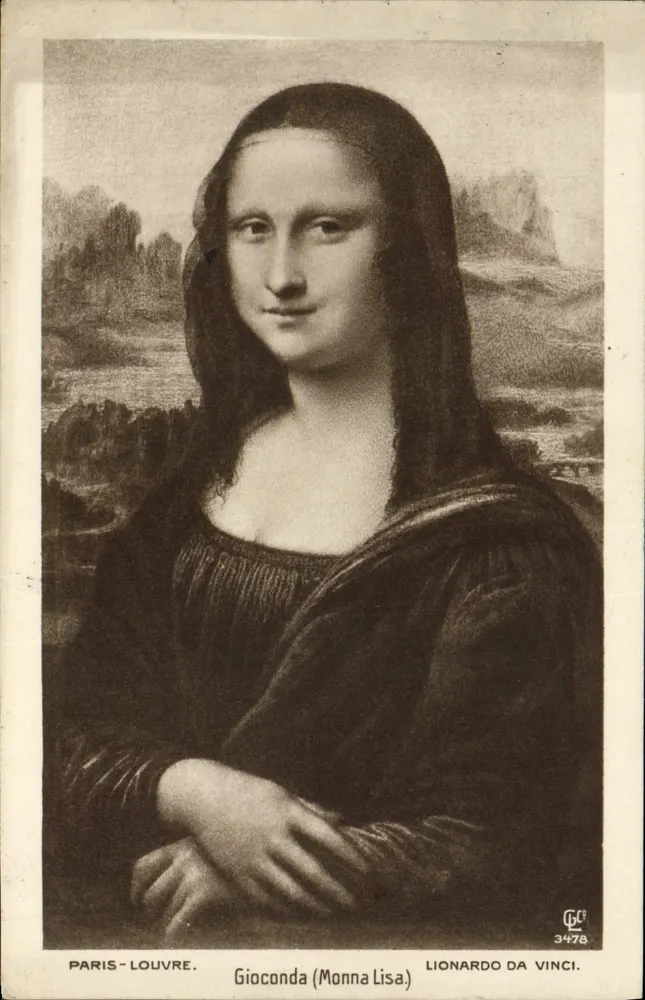 Monna Lisa — Paris-Louvre — Ausgabe GC 3478 - Vorderseite