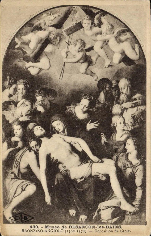 Abnahme des Kreuzes — Bronzino-Angiolo (1502-1572) — Musée de Besançon-les-Bains - Vorderseite