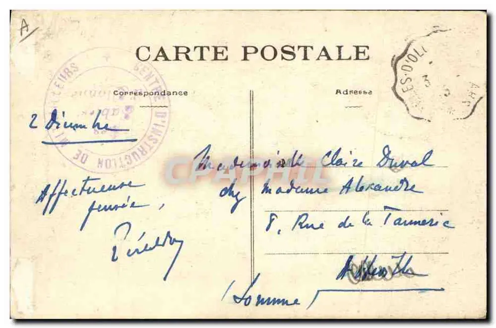 Uma Sablaise — A Consertadora de Redes — Pons, editor, Sables-d'Olonne, N° 423 - Verso