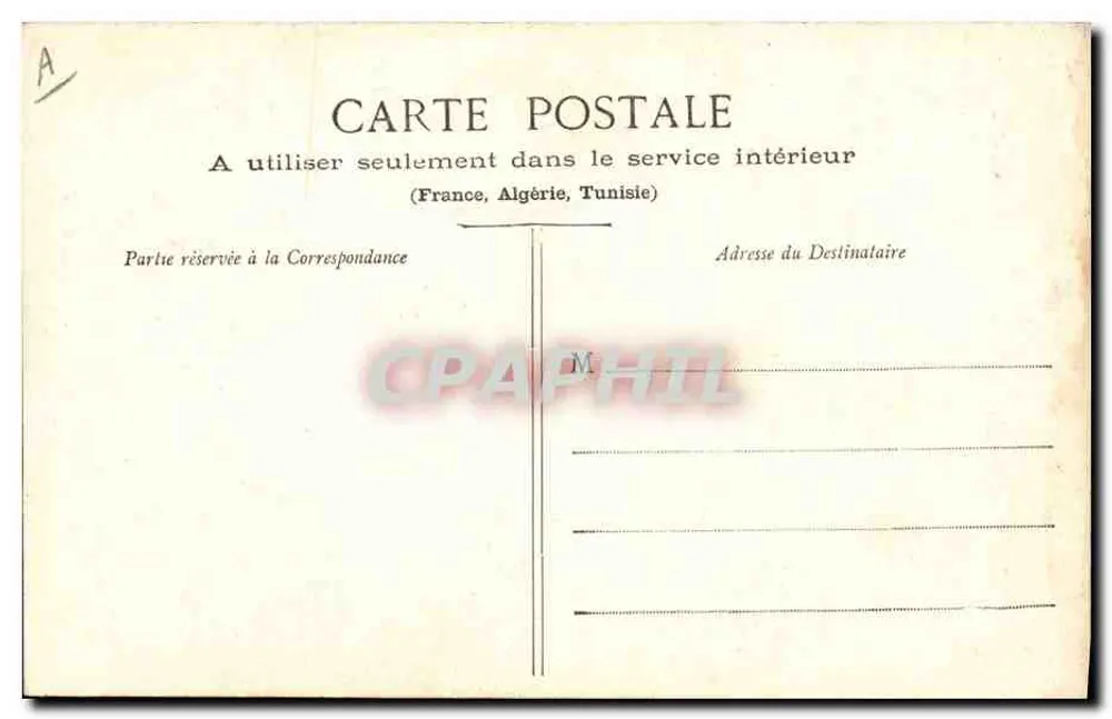 Les Sables-d'Olonne — Estudo de Cabeleireira — Coleção G. I. D. de Nantes, N° 8 - Verso