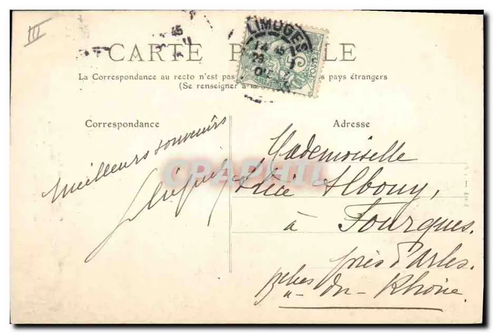 La Limousine — femme en voile lisant un livre — éditeur M.T. I.L. n°593 - Verso