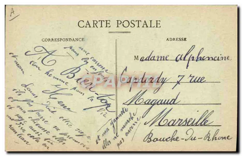 O Maraîchage na Auberge (Pendant) — Qué tao bin, qué to bin — Editor: Élhy-Poupin, Mortagne, n°50 - Verso