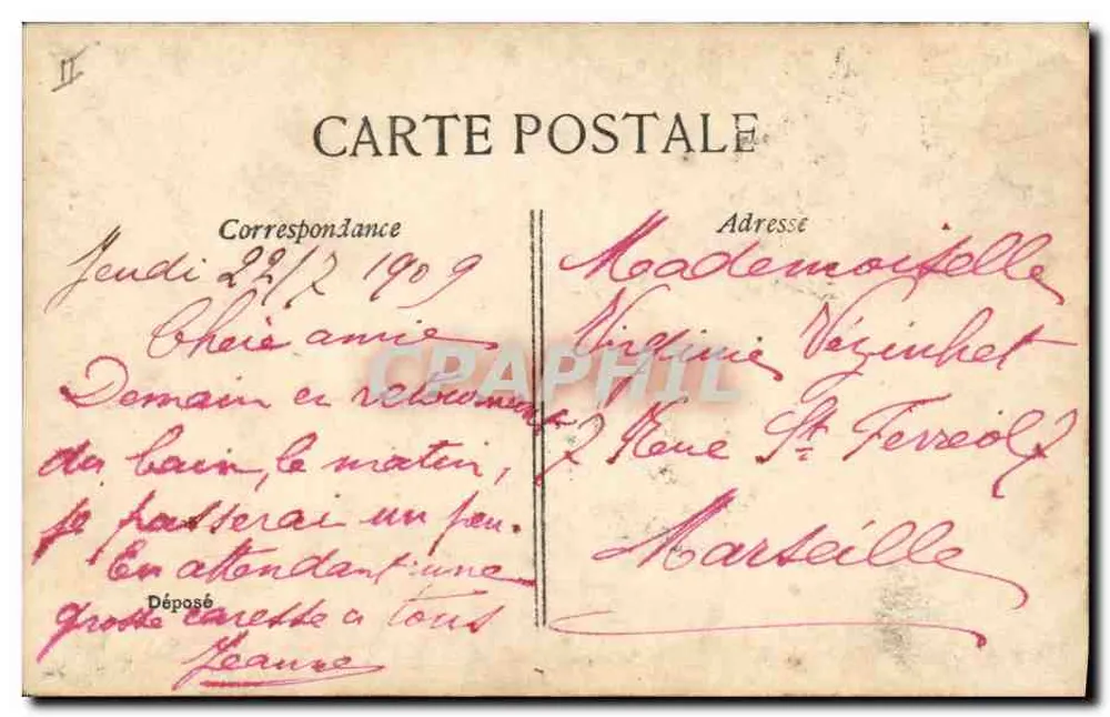 Criança brincando com yo-yo — editor ELD, n° 4314 - Verso