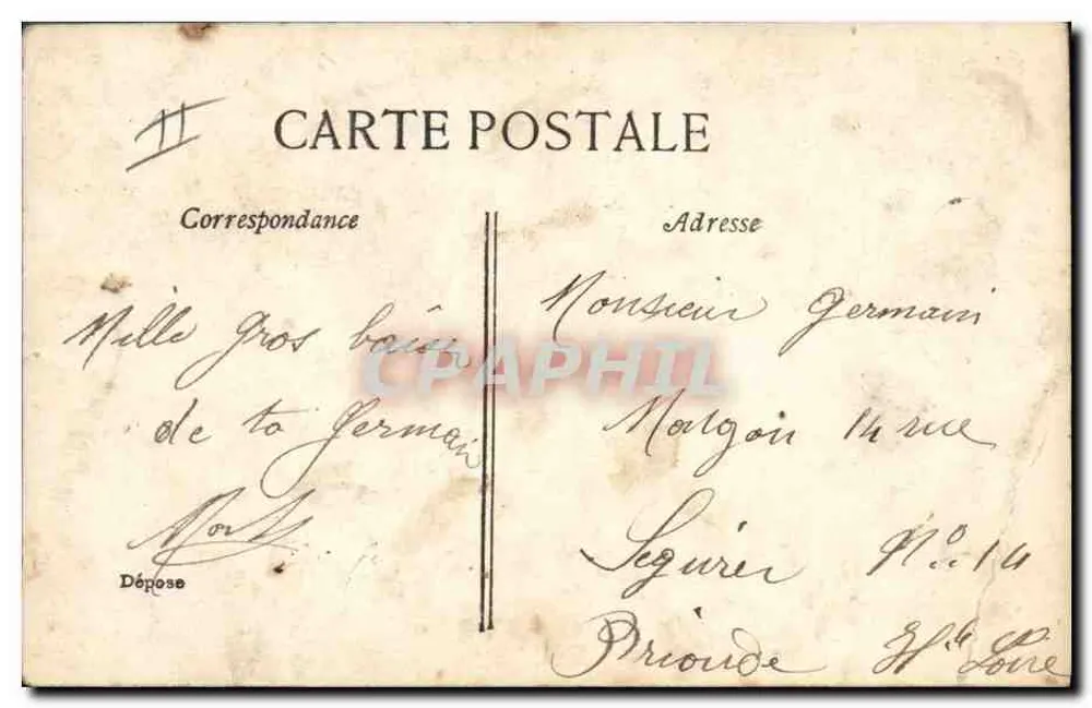 Enfant jouant au yo-yo — scène extérieure — Éditeur ELD n°4314 - Verso