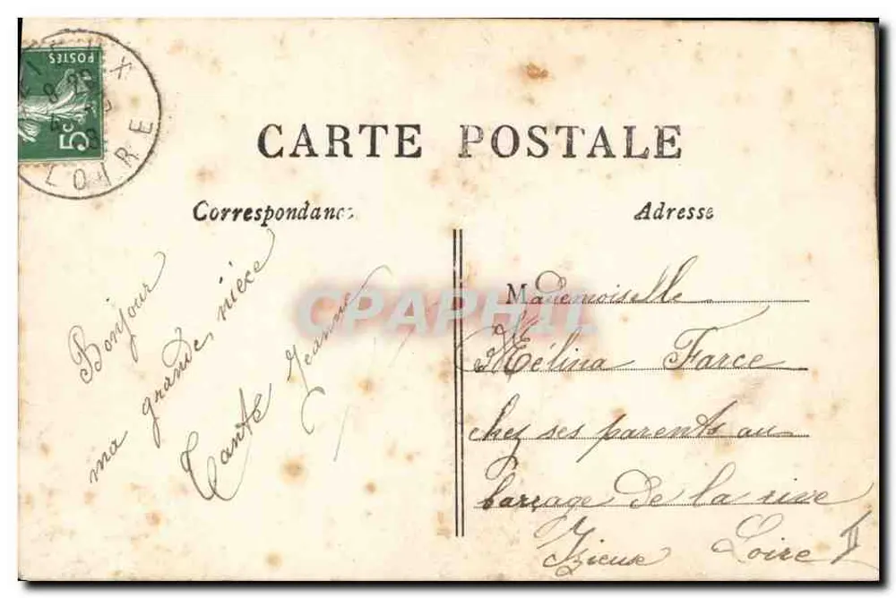 Enfants jouant — scène de jardin avec fleurs et lac — éditeur LE LIS, n°200 - Verso