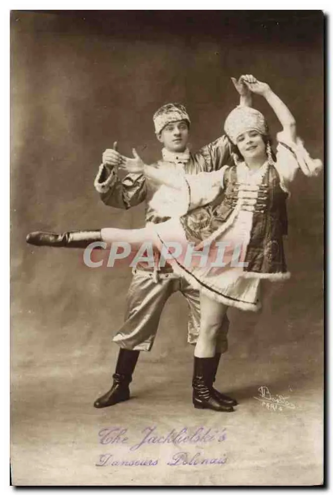 Polnische Tänzer — The Jacklielski's — Photographie Y. Boisdon, Paris - Vorderseite