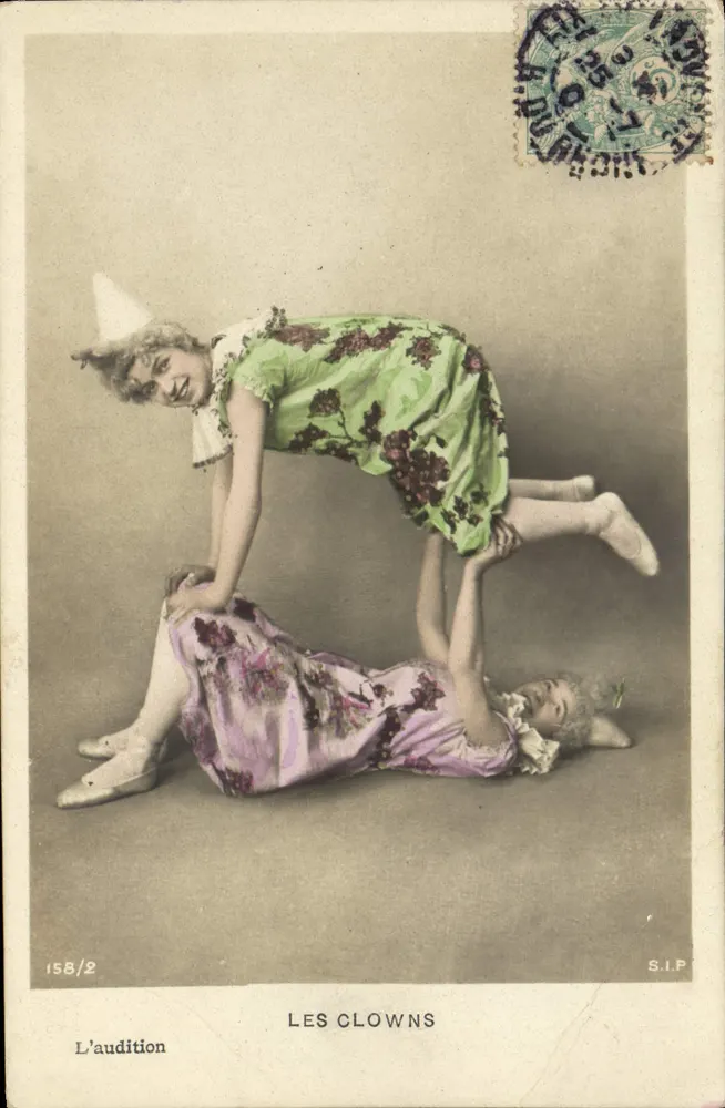 Les Clowns — scène d'audition — S.I.P. n° 158/2 - Frente