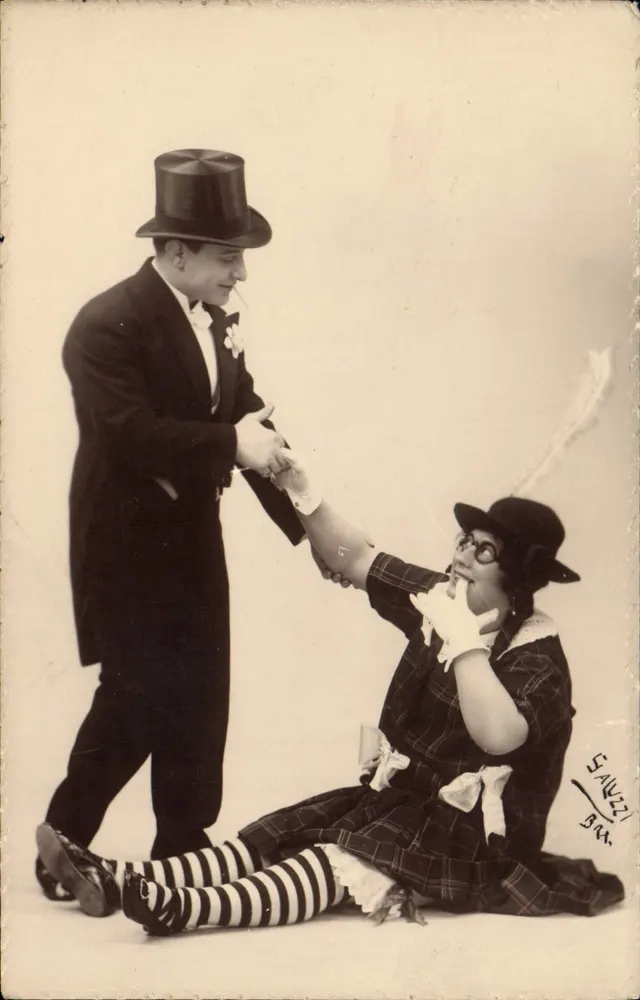 Marie Maine e Willis — cena teatral — Photo Galvazzi - Frente
