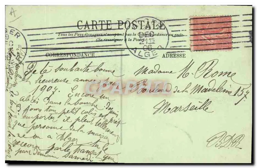 Mulheres Árabes — CENÁRIOS E TIPOS — LL. — n° 6123 - Verso