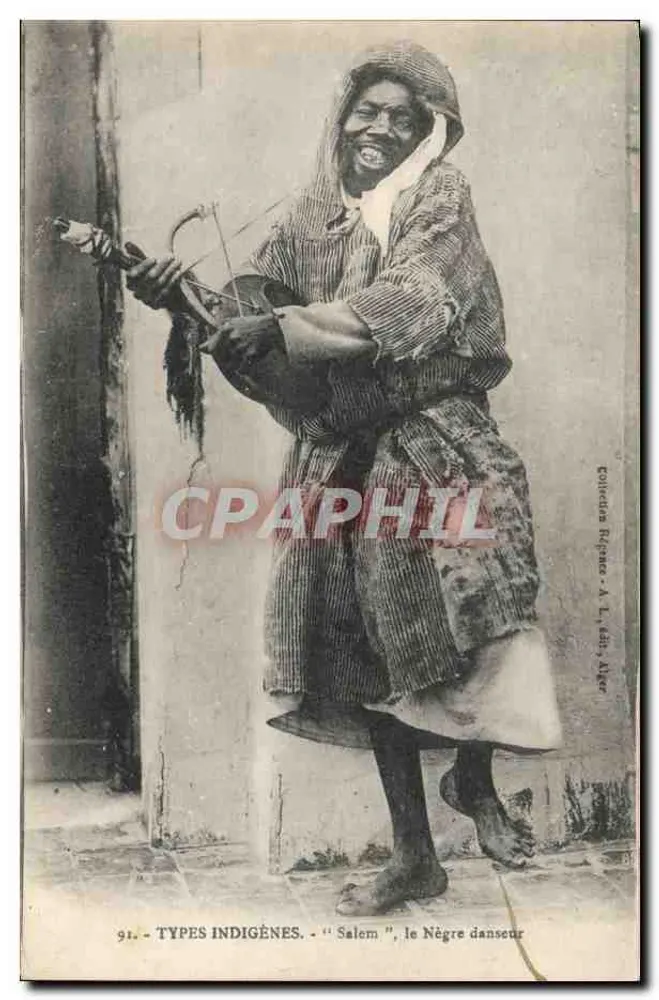 Salem, der Tänzer — Einheimische Typen — Collection Répance, A. L. éd., Alger - Vorderseite