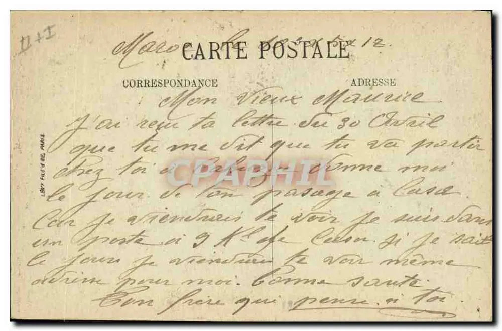 Schwarze Musiker — SCÈNES ET TYPES. — LL — n° 6154 - Rückseite