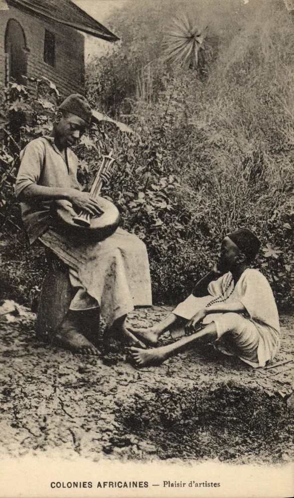 Afrikanische Kolonien — Freude der Künstler — Phototypie Bi-rime, Reims - Vorderseite