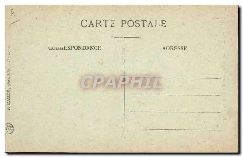 Alpine-Jäger in Felduniform — Serie 145 — Verlag G. GAUDE, Straßburg - Rückseite