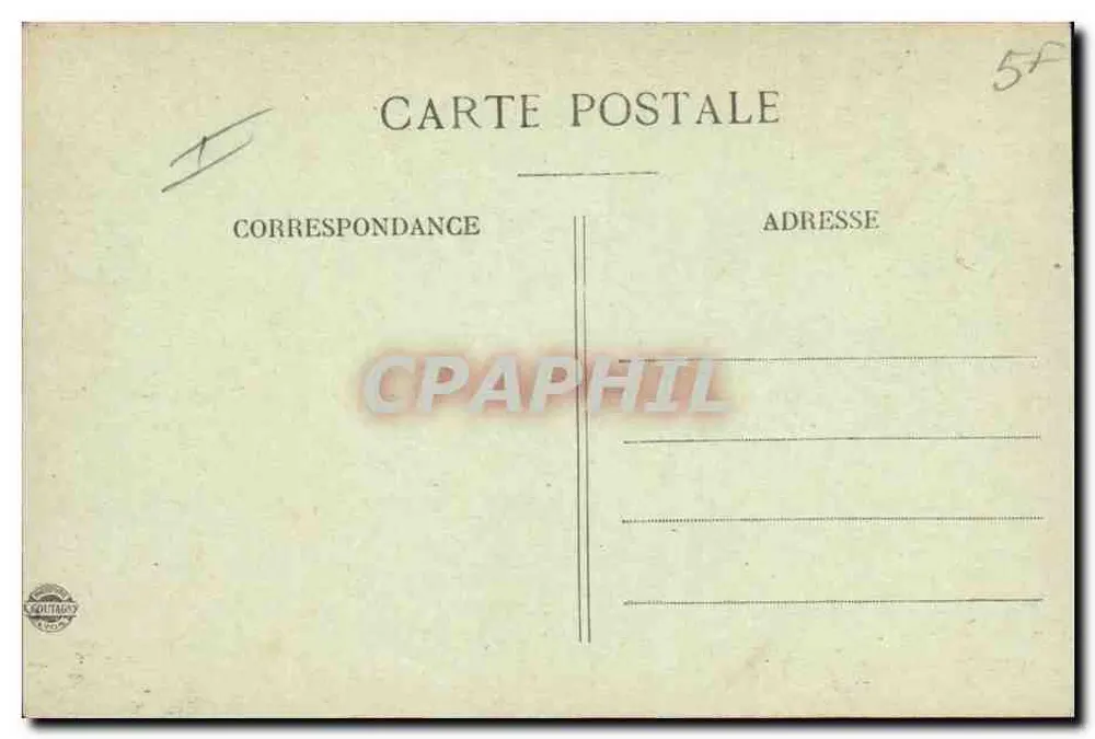 Nevache — Alpinjäger, die einen Pass überqueren — Éditions Contat - Rückseite