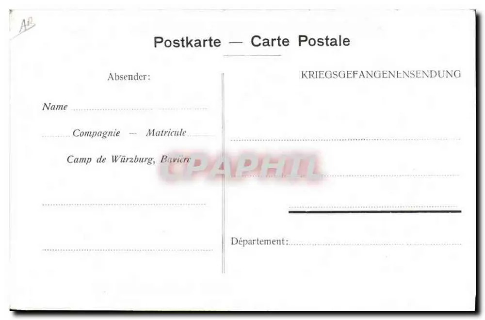 As Cartas — Edição do Intermède 11 — Desenho de L. Nat - Verso