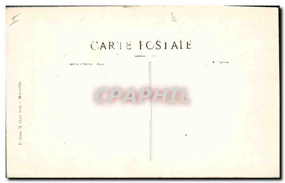 Tomada de Péronne (Somme) — Edição G. Grislier - Marselha - Verso