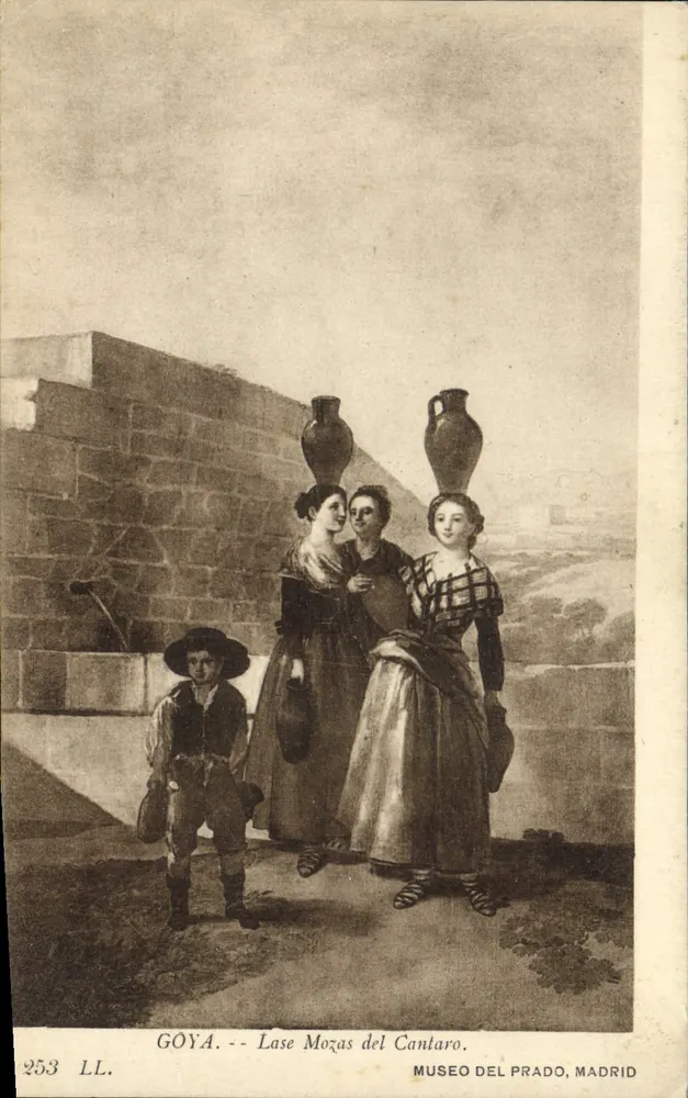 Las Mozas del Cantaro — Goya — Museo del Prado, Madrid — n° 253 LL. - Vorderseite