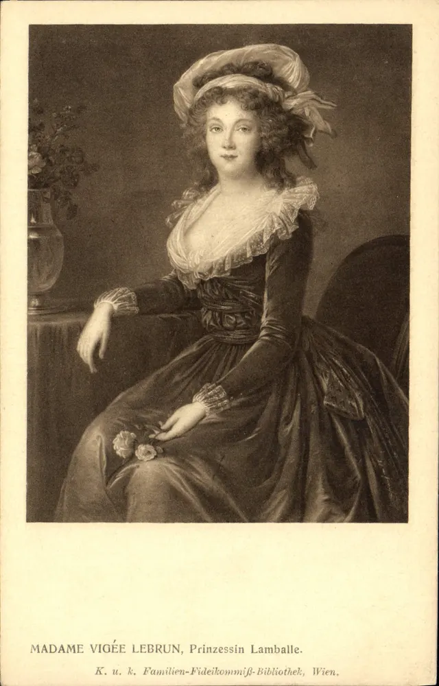 Madame Vigée Le Brun — Prinzessin Lamballe — Verlag Wiener Rotophot-Gesellschaft - Vorderseite