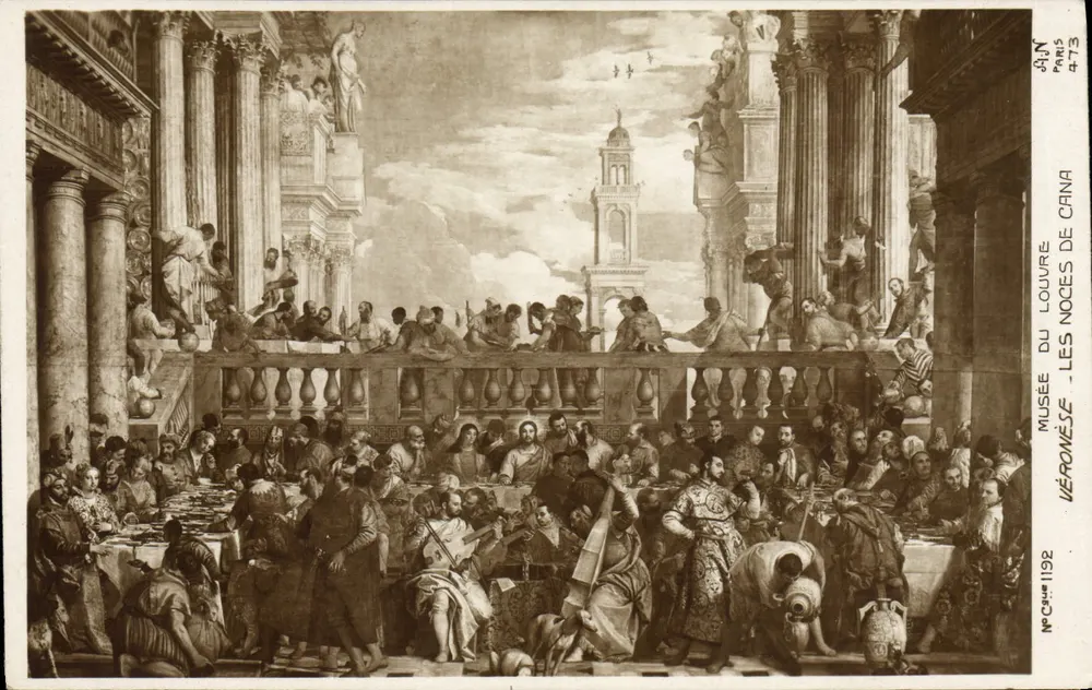 Die Hochzeit zu Kana — Musée du Louvre — Nr. 1192 - Vorderseite