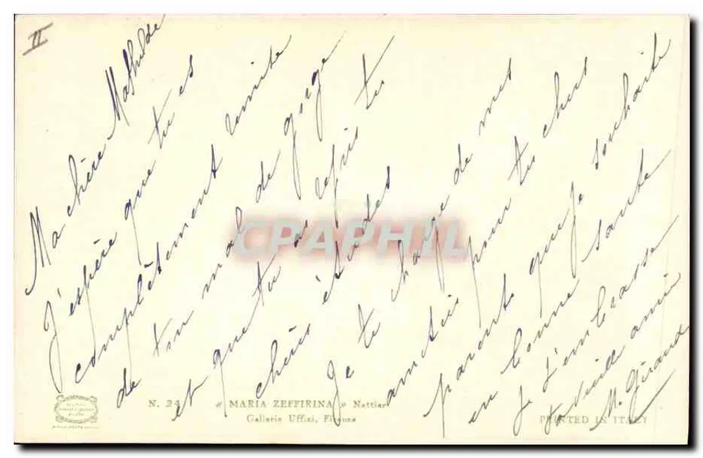 छोटी रानी — कुत्ते के साथ — मारिया जेफिरिना द्वारा संपादित, फ्लोरेंस, संख्या 34 - पीछे