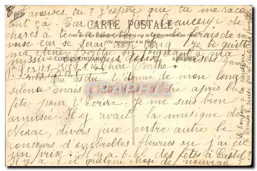 Coiffure Gasconne, Tricoteuse — Librairie L. Duffau, Agen, n°246 - Verso