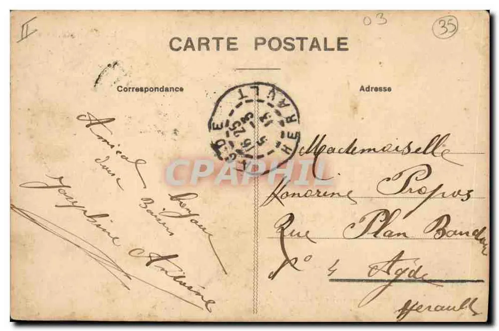 Retour des Champs — scène de vie rustique — éditeur LE BOURGONNAIS, n° 3075 - Verso