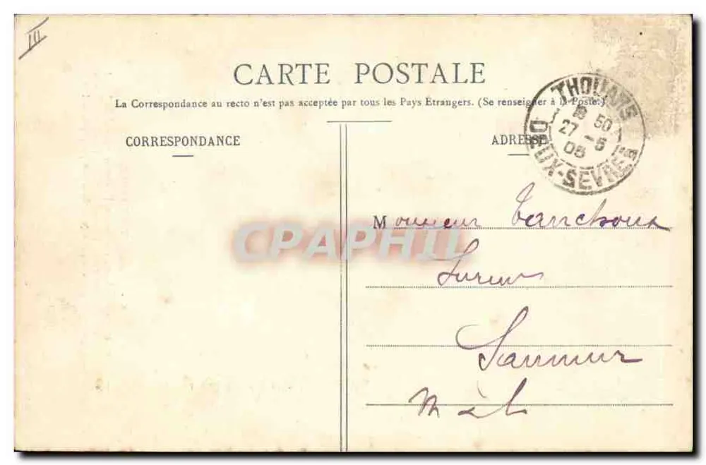 Im Thouarsais-Gebiet — Szenen aus dem lokalen Leben — Lib. Vve Delabarre, n°6 - Rückseite